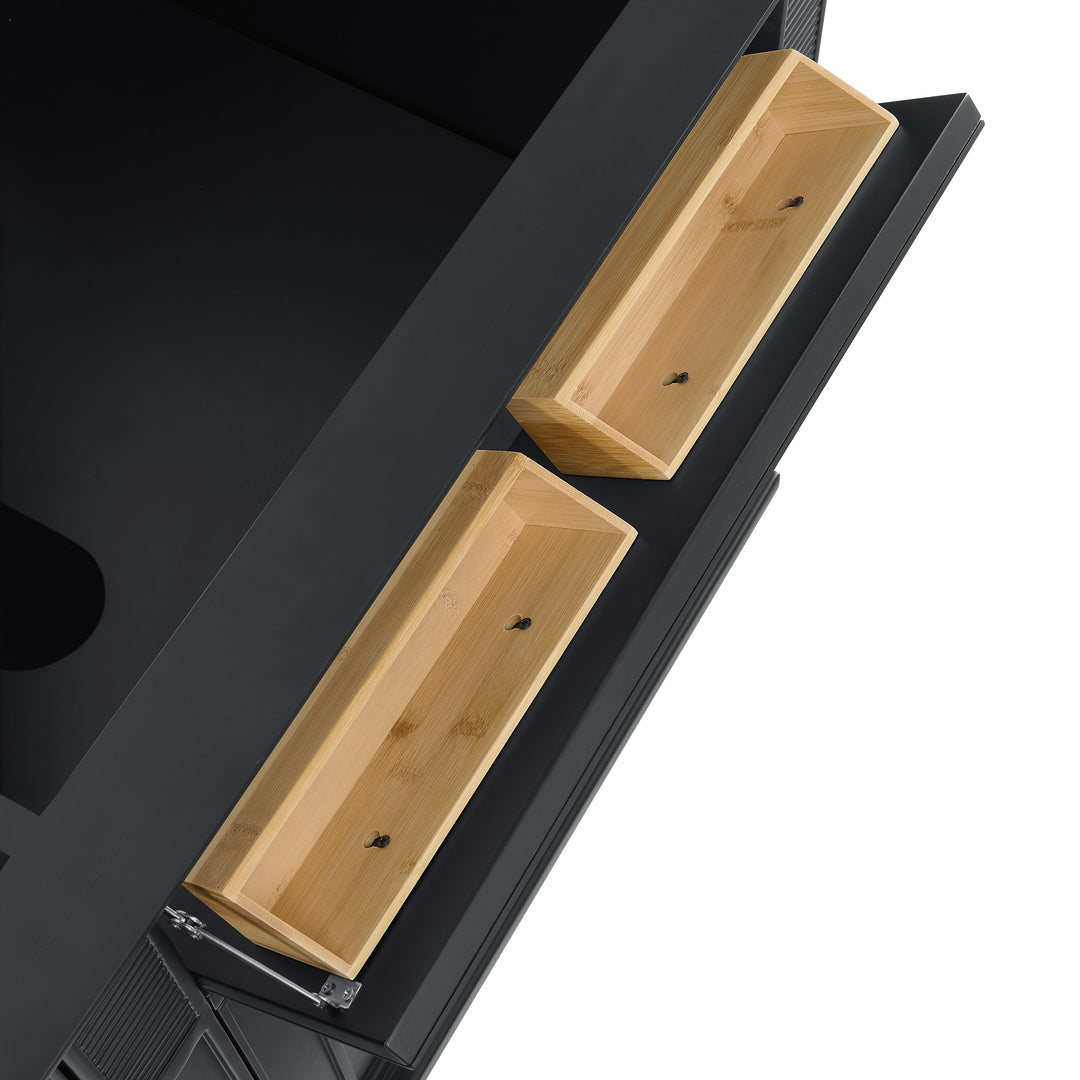 Lorelai 72" Double Vanity, Black Onyx