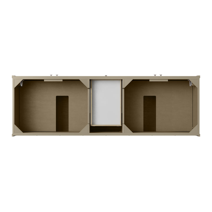 Chicago 72" Double Vanity, Walnut Whisper