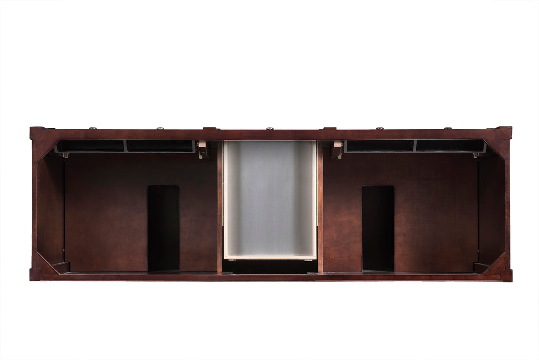 Brittany 72" Double Vanity Cabinet, Burnished Mahogany