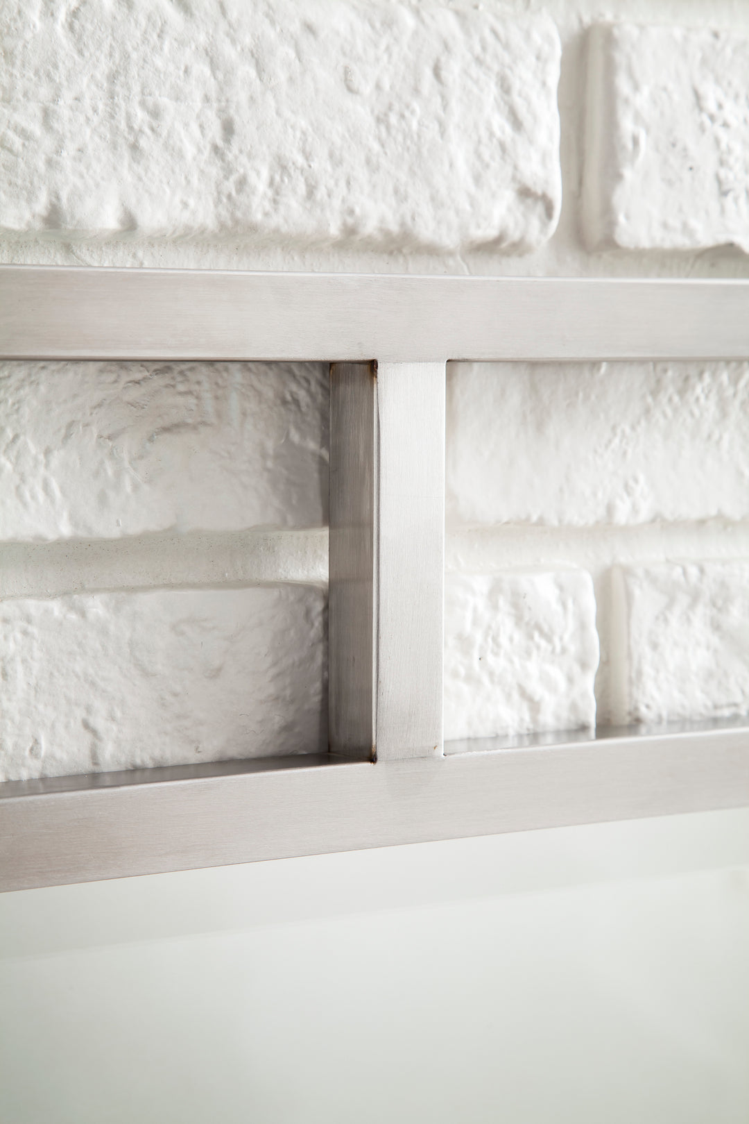 Boston 30" Rectangular Mirror, Brushed Nickel