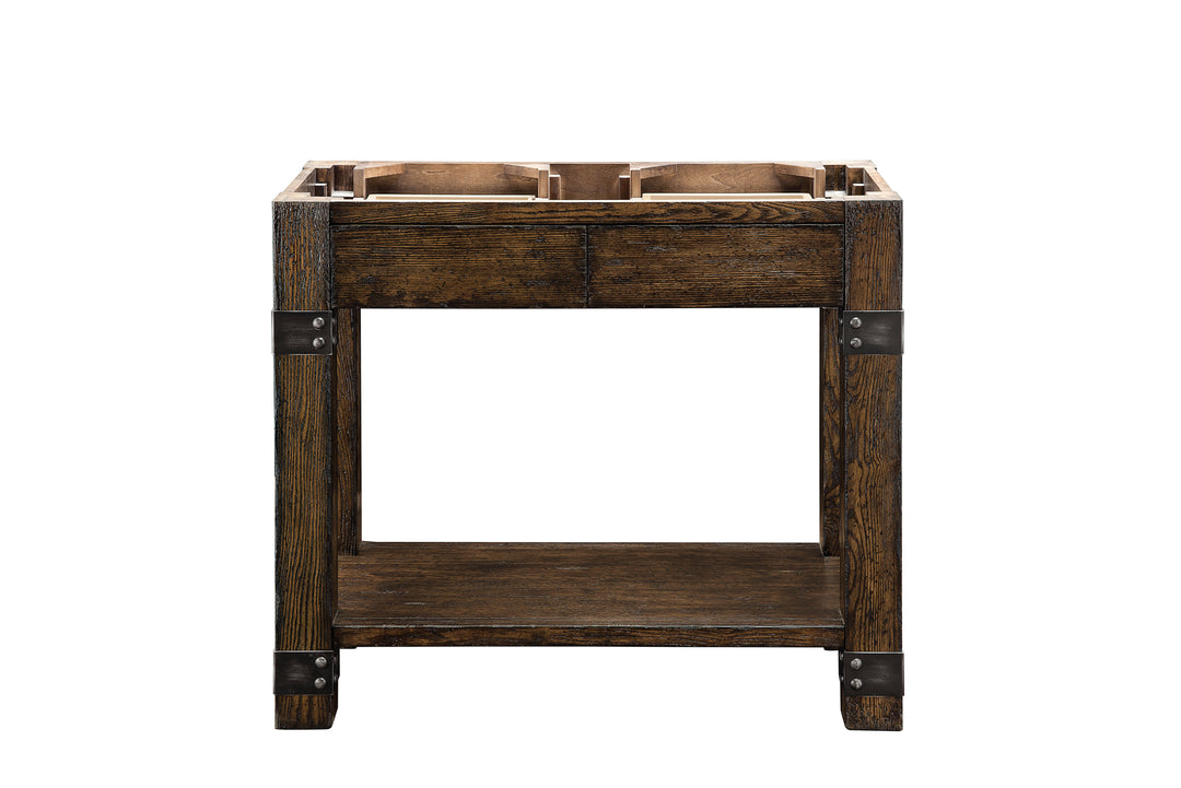 Brooklyn 39.5" Single Console, Rustic Ash