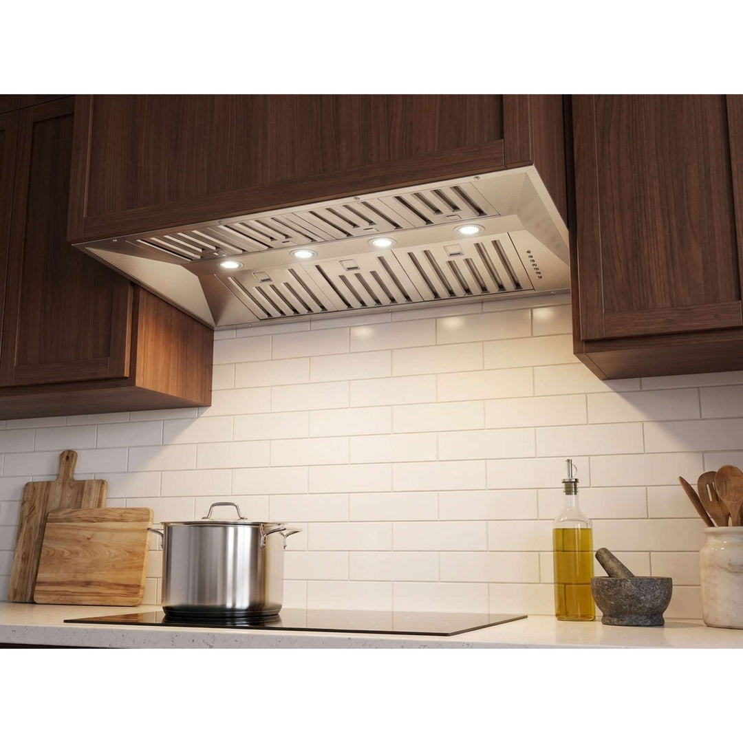 Forno Altilia 60-Inch Insert Range Hood, Stainless Steel, LED Lighting, Baffle Filters