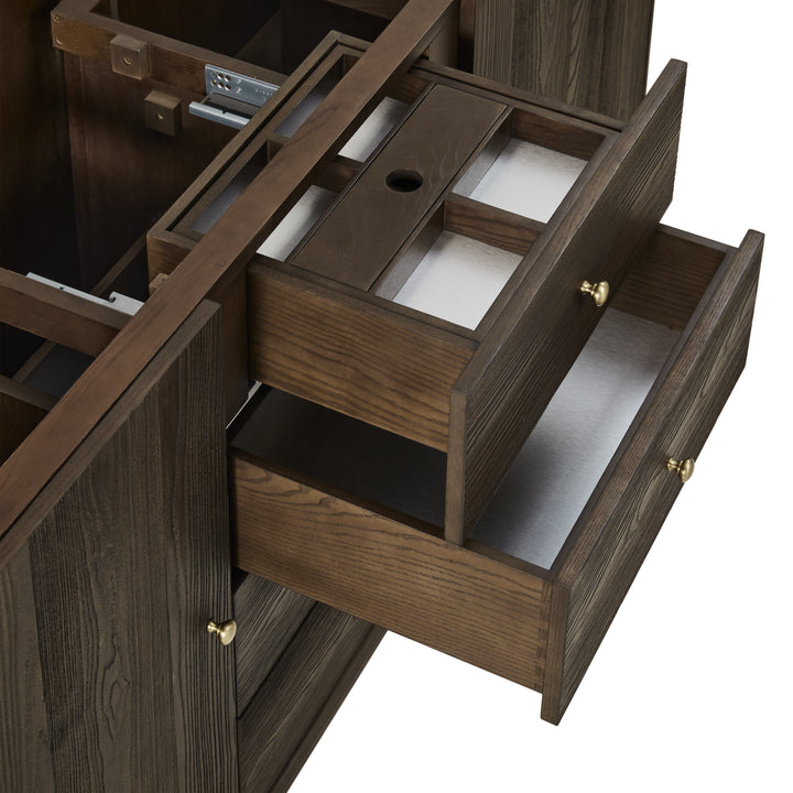 Gracyn 72" Double Vanity, Sable