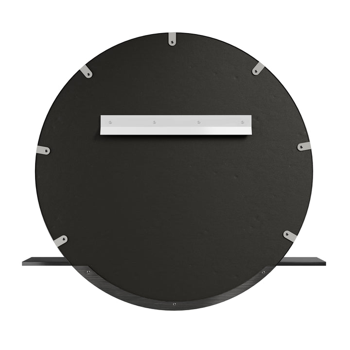 Platform 24" Mirror, Modern Iron