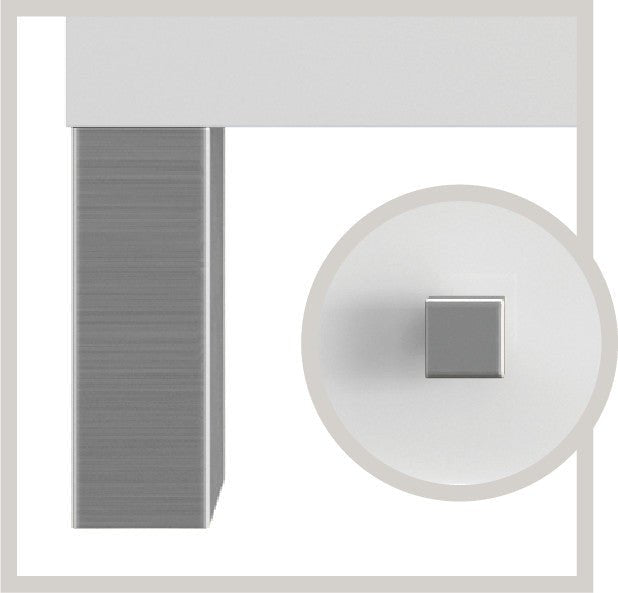 Part: Chicago Knobs and Legs Set for V48"  in Brushed Nickel