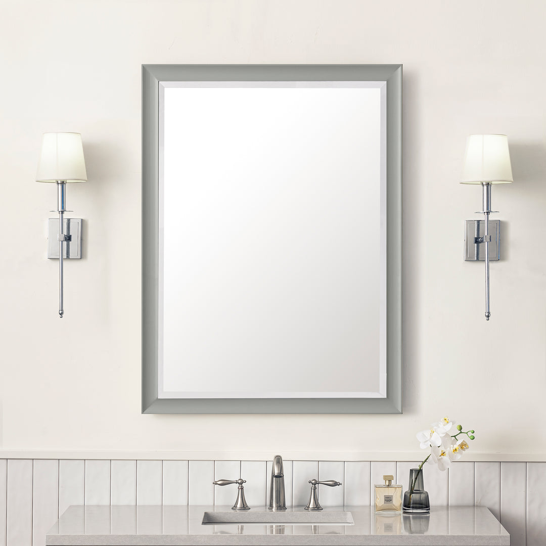 Glenbrooke 30" Mirror, Urban Gray