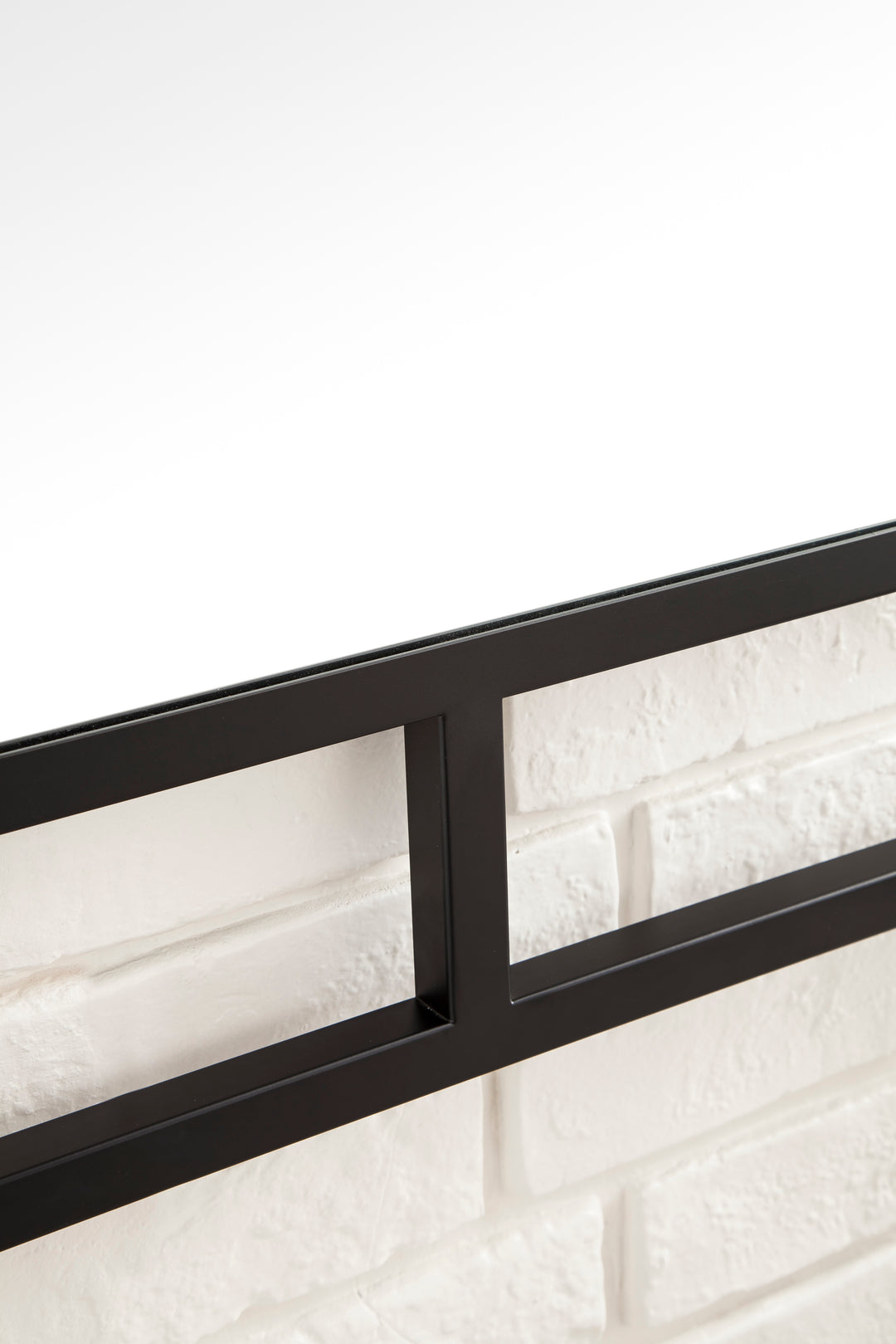 Boston 30" Rectangular Mirror, Matte Black