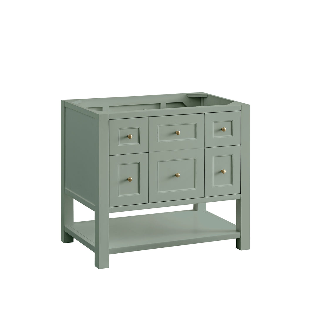 Breckenridge 36" Single Vanity Cabinet, Smokey Celadon