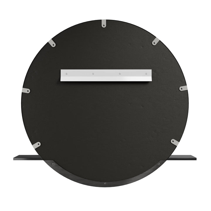 Platform 24" Mirror, Modern Iron