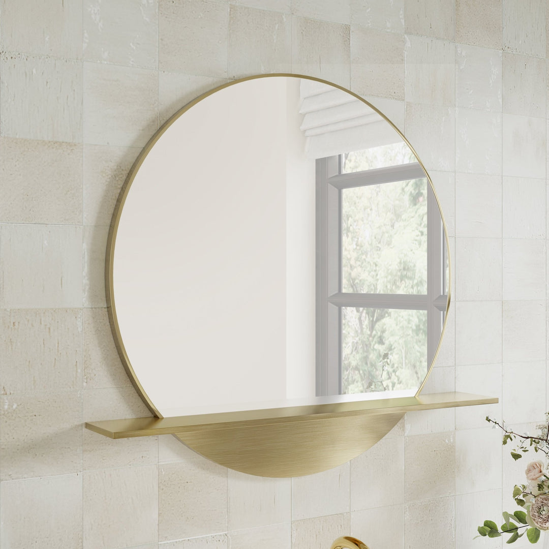 Platform 24" Mirror, Radiant Gold