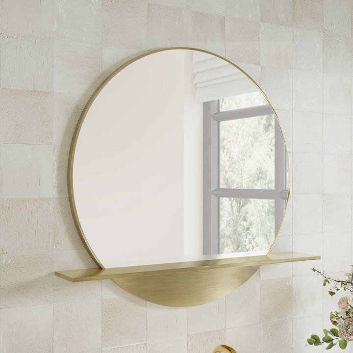 Platform 24" Mirror, Radiant Gold