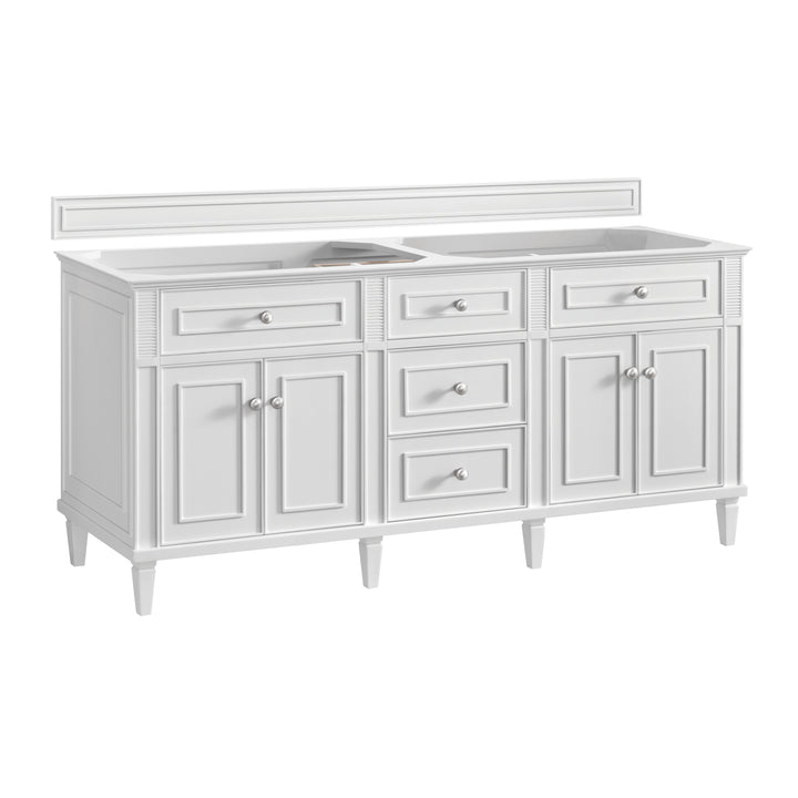 Lorelai 72" Double Vanity, Bright White