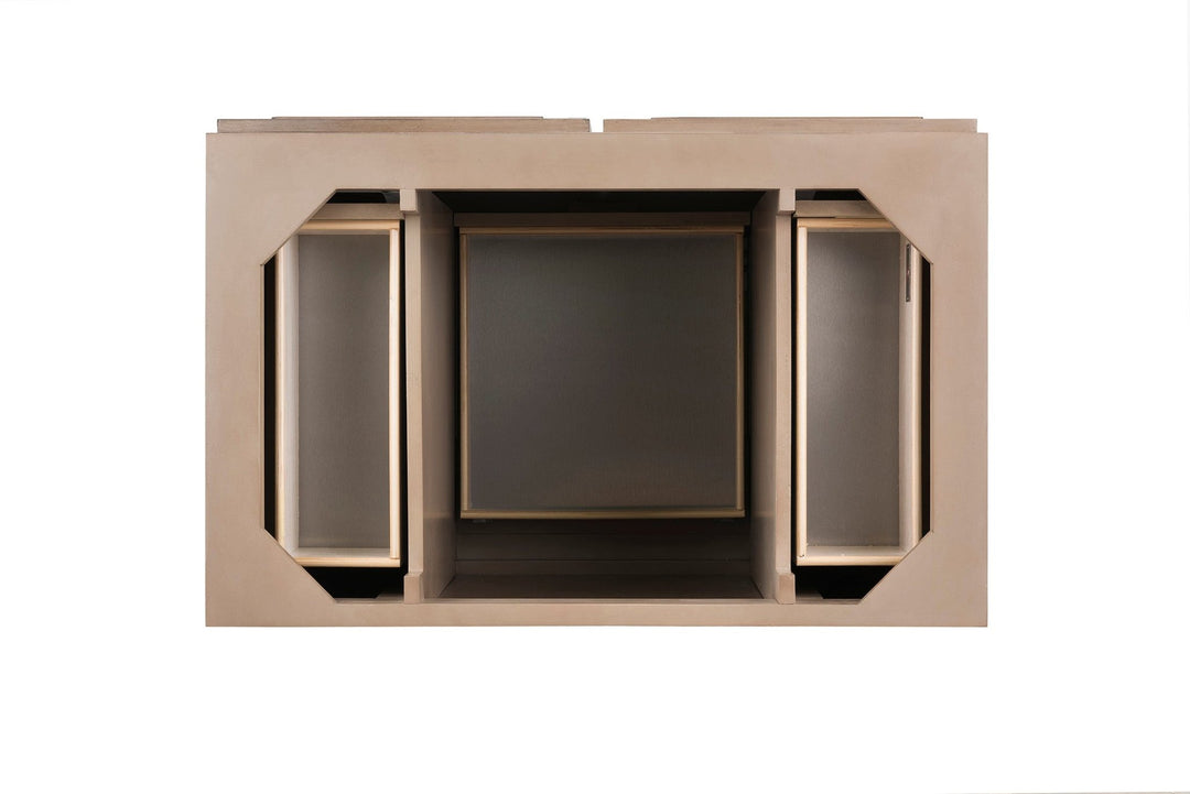 Portland 36" Single Vanity Cabinet, Whitewashed Walnut