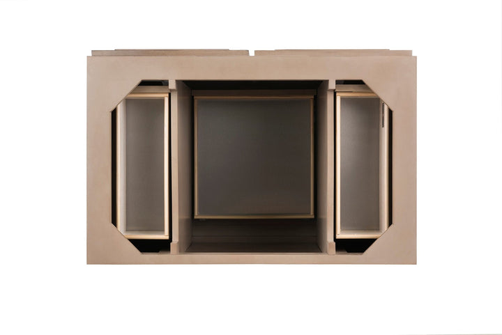 Portland 36" Single Vanity Cabinet, Whitewashed Walnut