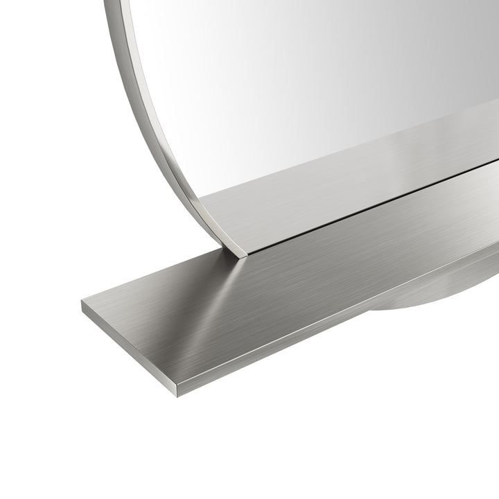 Platform 24" Mirror, Brushed Nickel