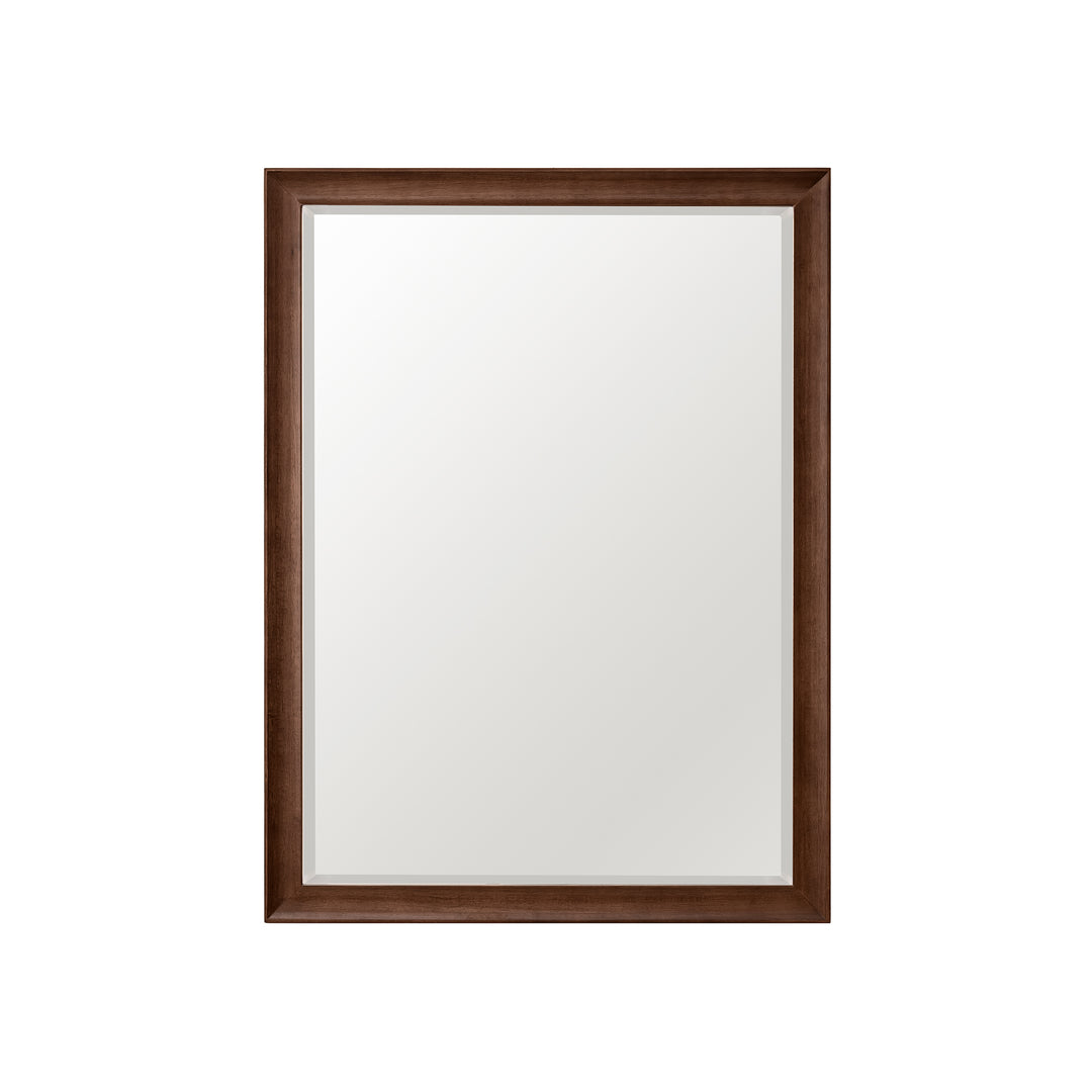 Glenbrooke 30" Mirror, Mid-Century Walnut