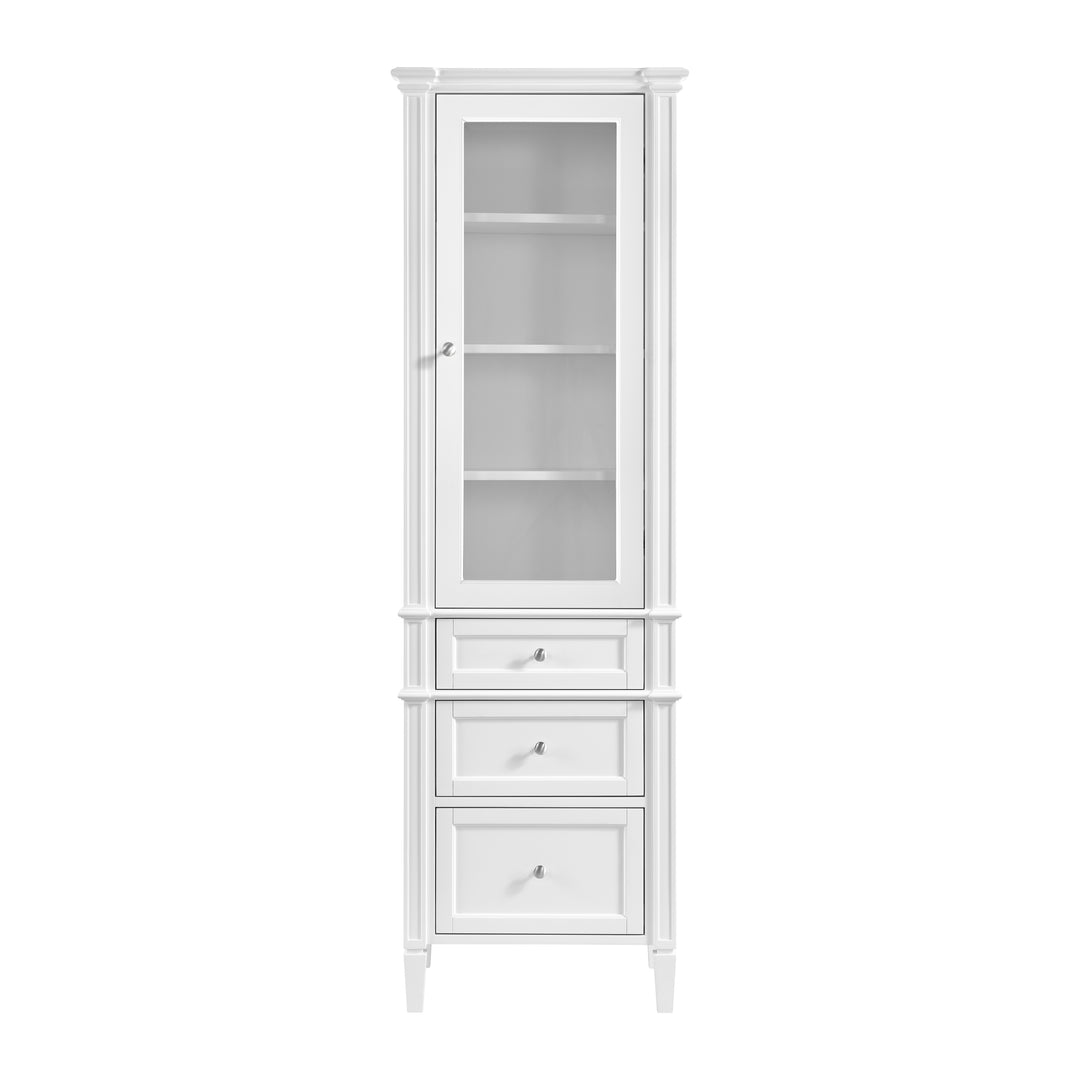 Brittany Linen Cabinet, Bright White
