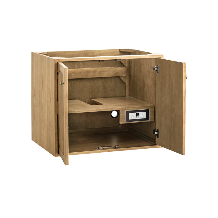 Laurent 30" Single Vanity Cabinet, Light Natural Oak