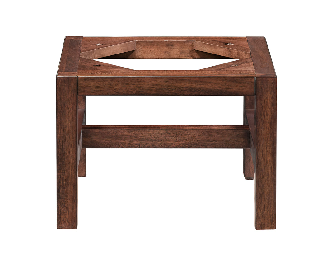 Addison 12"  Wooden Stand for Petite Tower Hutch, Mid-Century Acacia