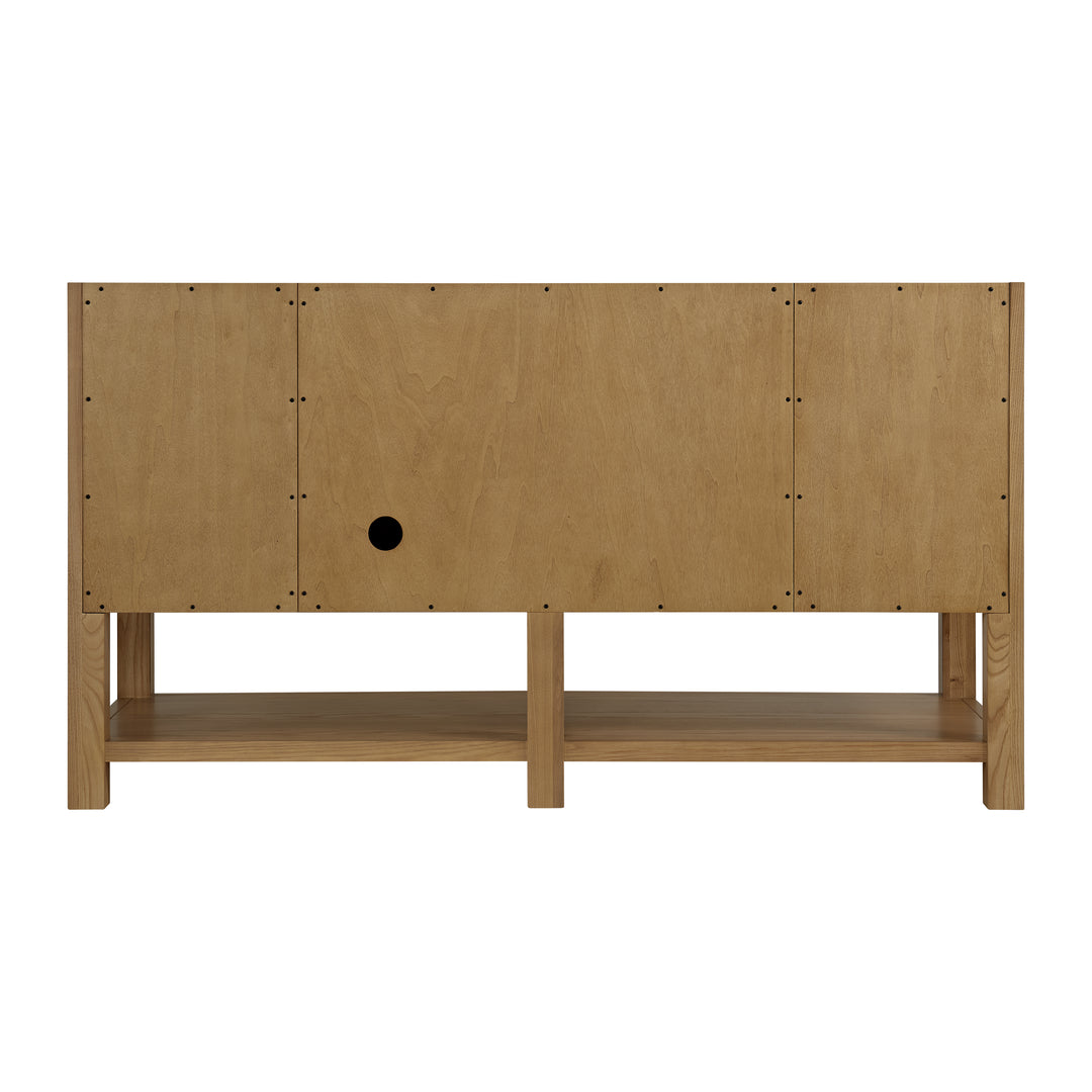 Breckenridge 60" Single Vanity, Light Natural Oak