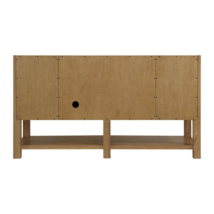 Breckenridge 60" Single Vanity, Light Natural Oak