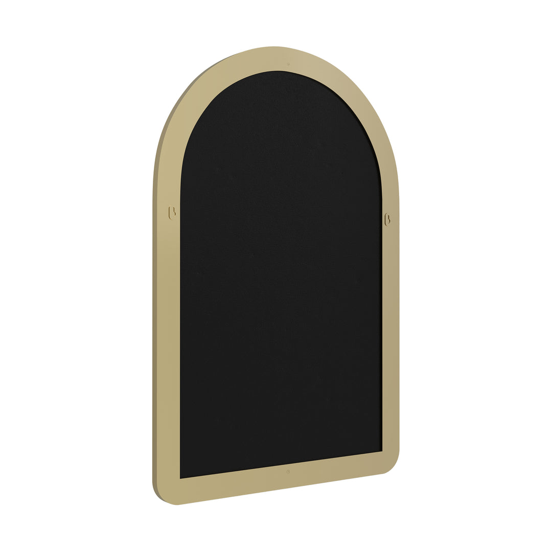 Rohe 24" Arched Mirror, Champagne Brass