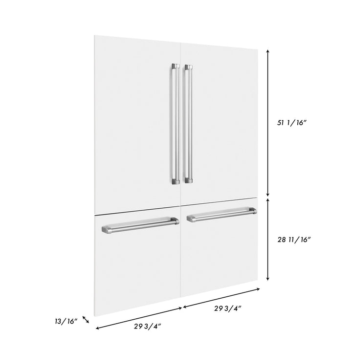 Refrigerator Panel in White Matte (RPBIV-WM-60)