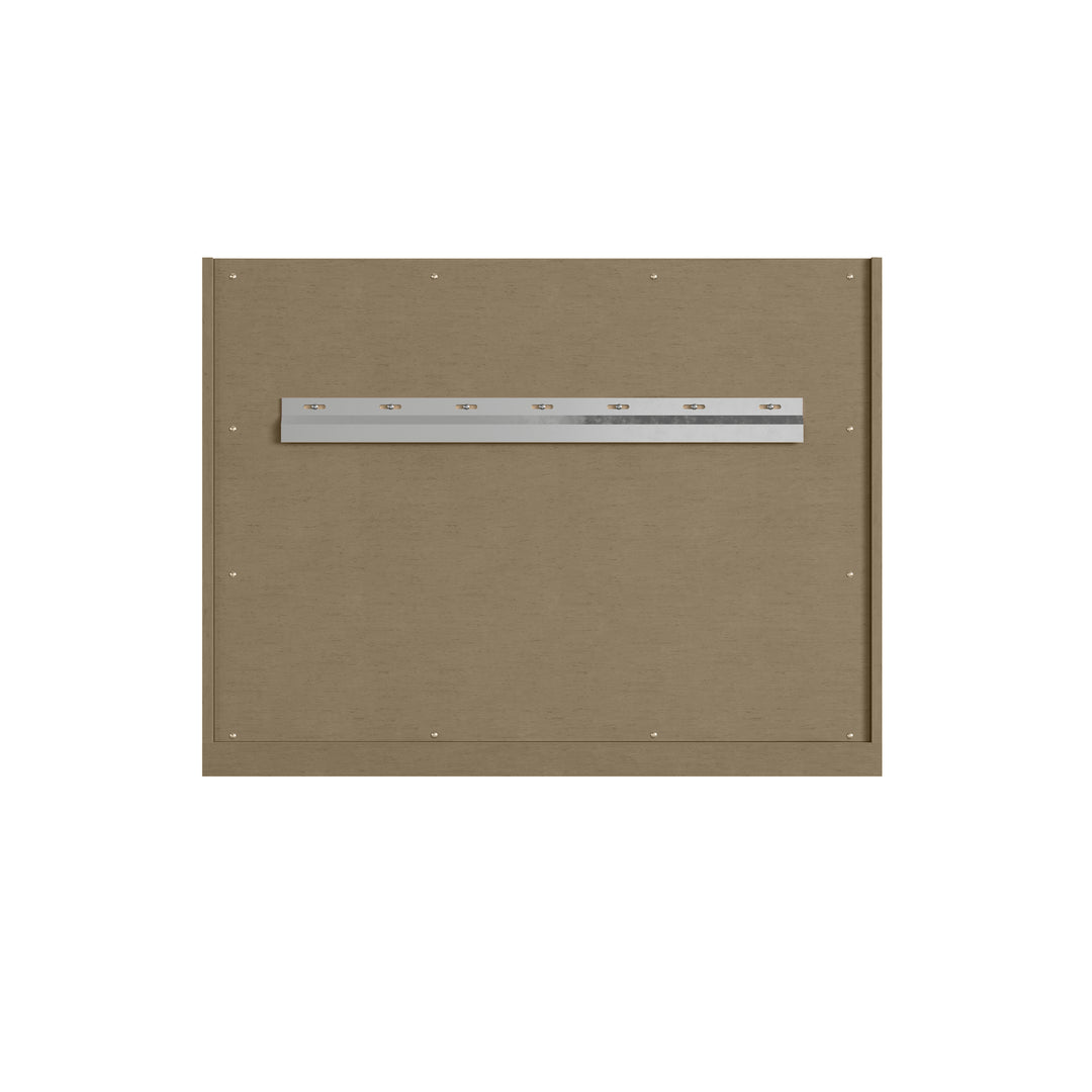 Chicago 36" Single Vanity, Walnut Whisper, w/ 3 CM Parisien Bleu Silestone® Top