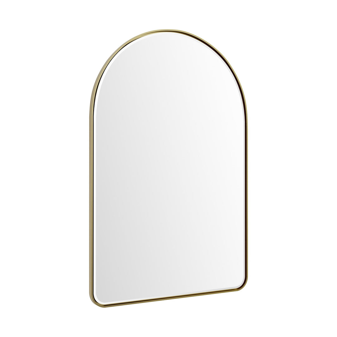 Rohe 24" Arched Mirror, Champagne Brass
