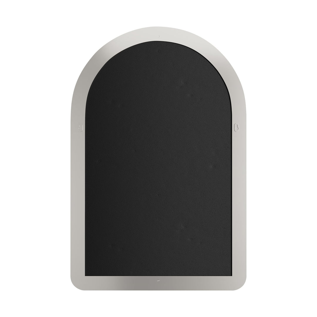 Rohe 24" Arched Mirror, Satin Nickel
