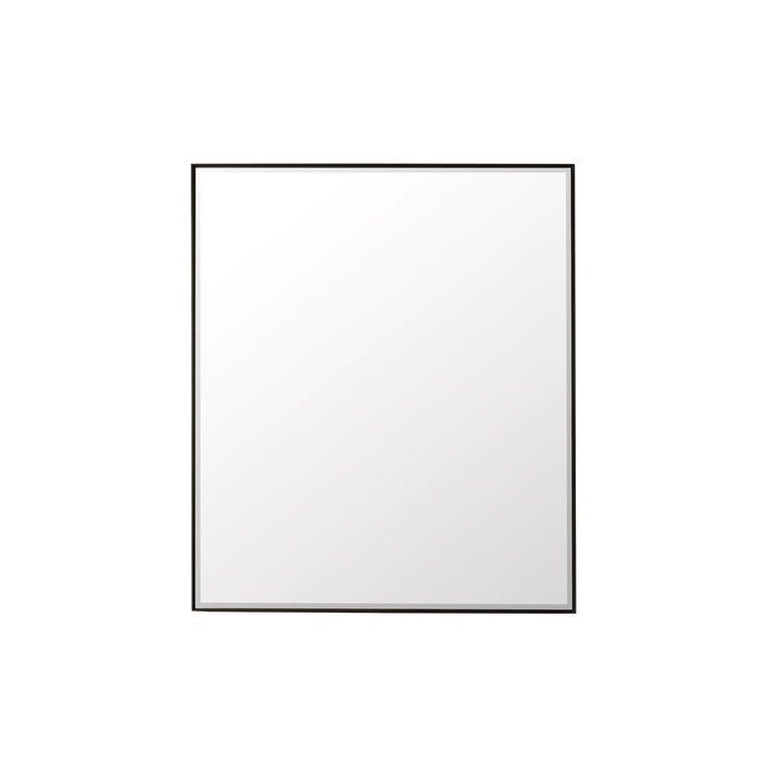 Rohe 36" Rectangular Mirror, Matte Black