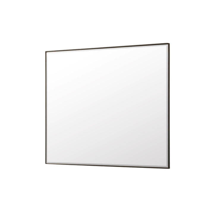Rohe 48" Rectangular Mirror, Matte Black