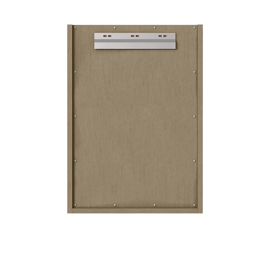 Chianti 20" Single Cabinet, Walnut Whisper, Brushed Nickel