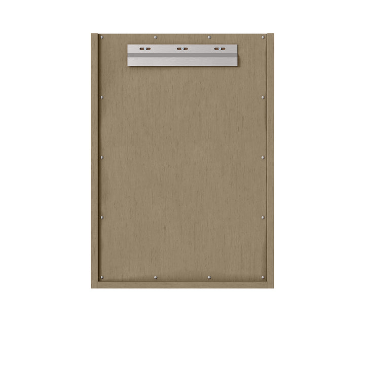 Chianti 20" Single Cabinet, Walnut Whisper, Brushed Nickel