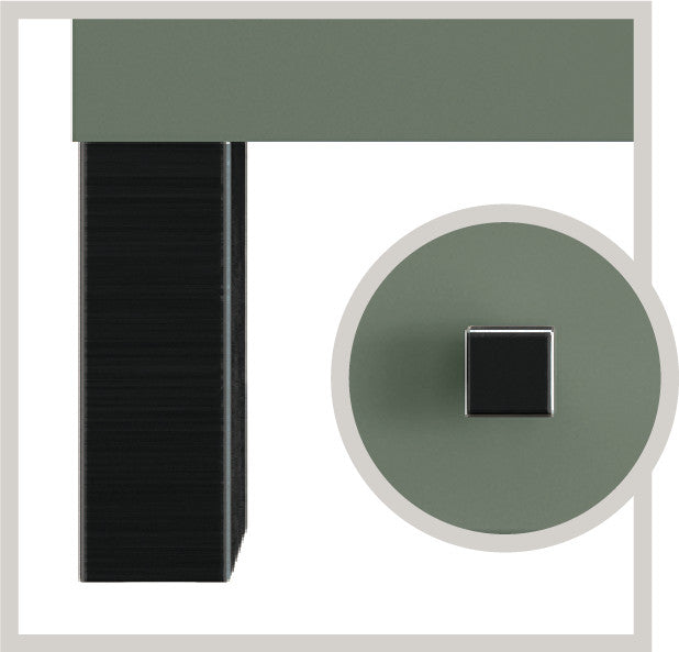 Part: Chicago Knobs and Legs Set for V30" and V36" in Matte Black