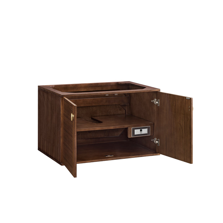 Amberly 36" Single Vanity Cabinet, Mid-Century Walnut
