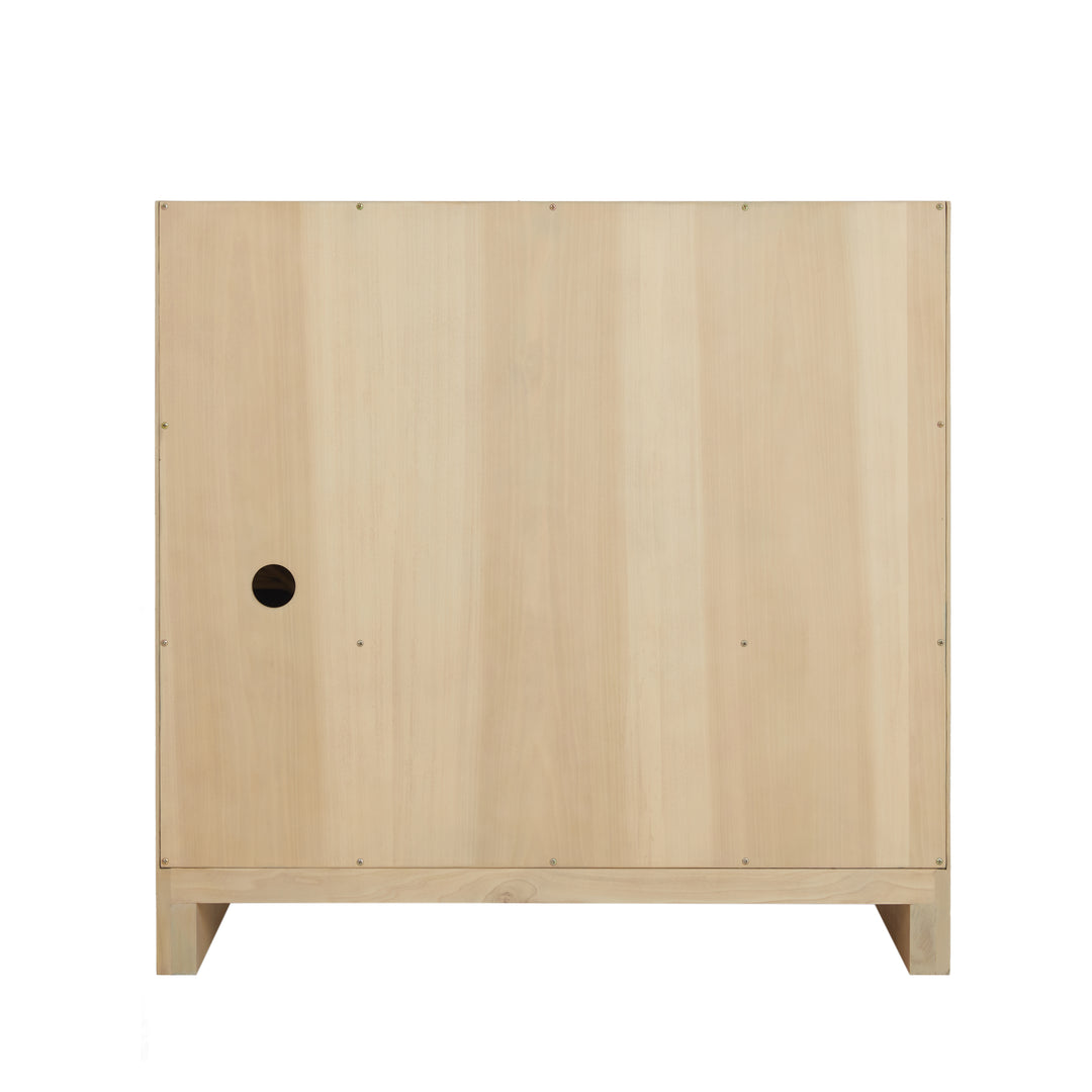 Gracyn 36" Single Vanity, Coastal Driftwood, w/ 3 CM Victorian Silver Quartz Top