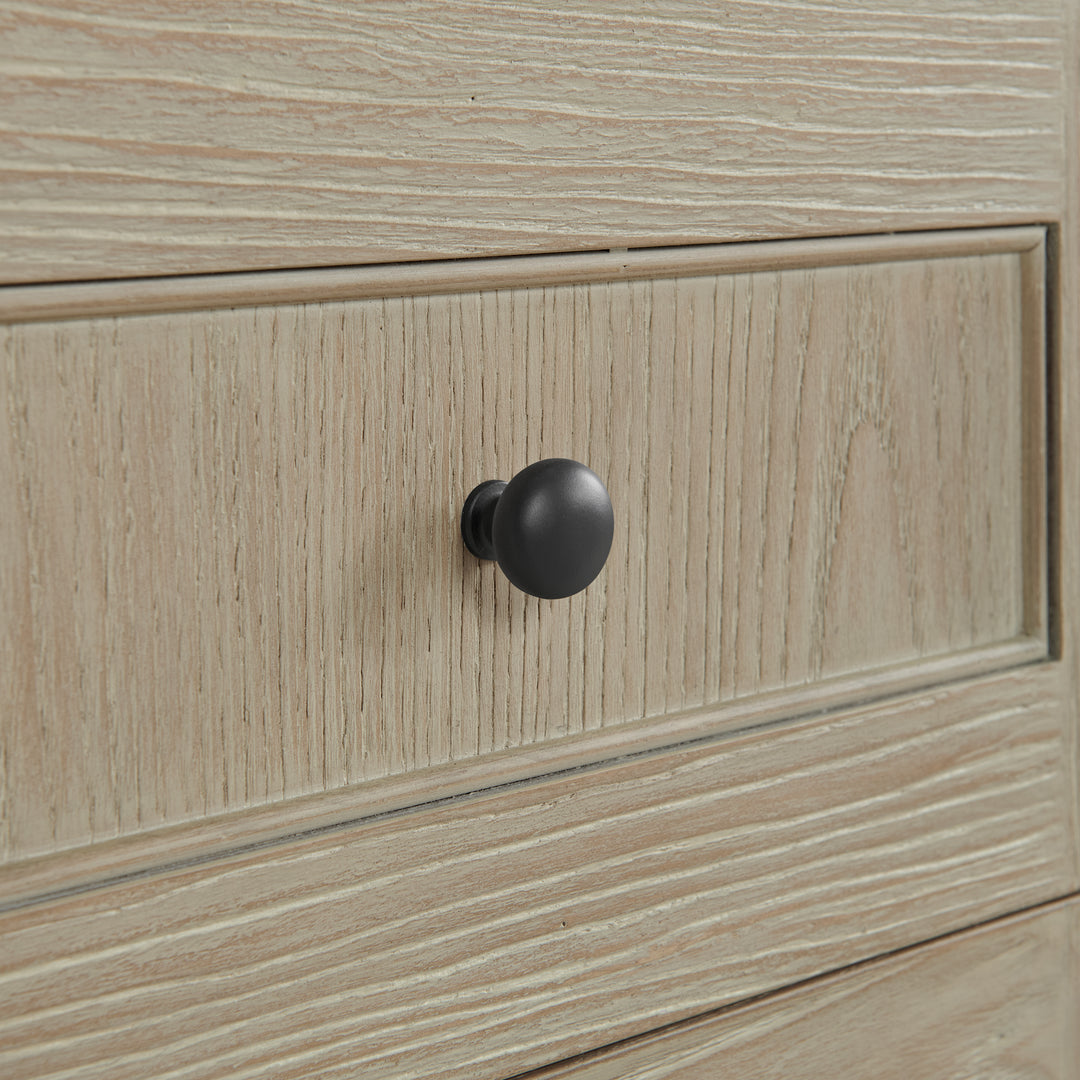 Breckenridge Linen Cabinet, Whitewashed Oak