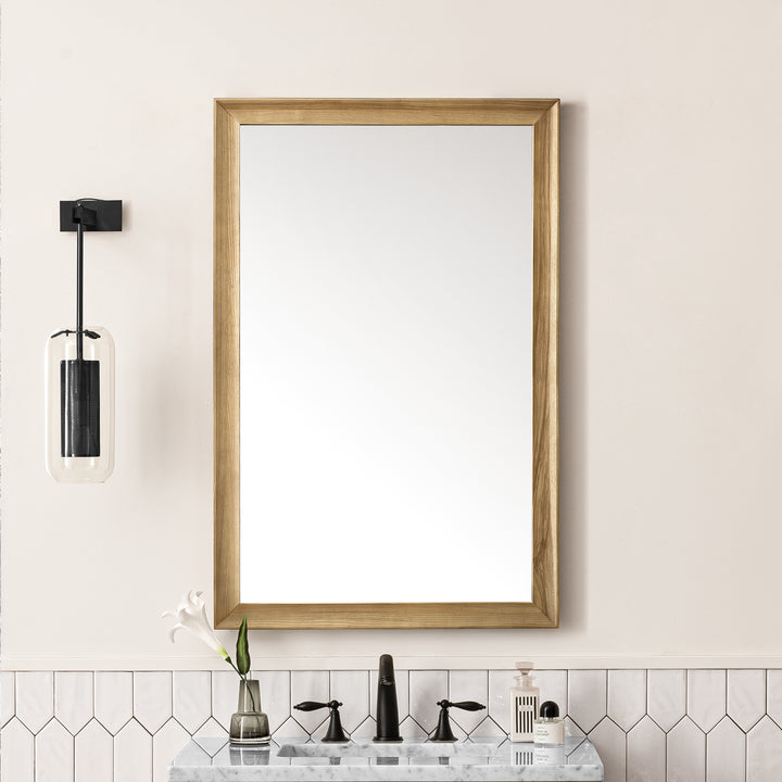 Glenbrooke 26" Mirror, Light Natural Oak