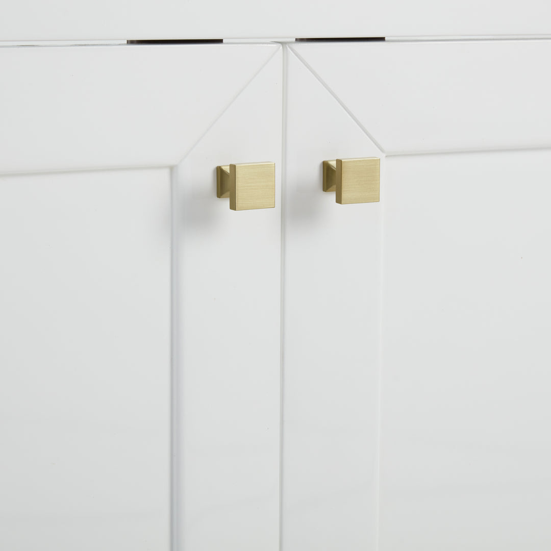 Chicago 60" Double Vanity, Glossy White, w/ 3 CM Ethereal Noctis Silestone® Top