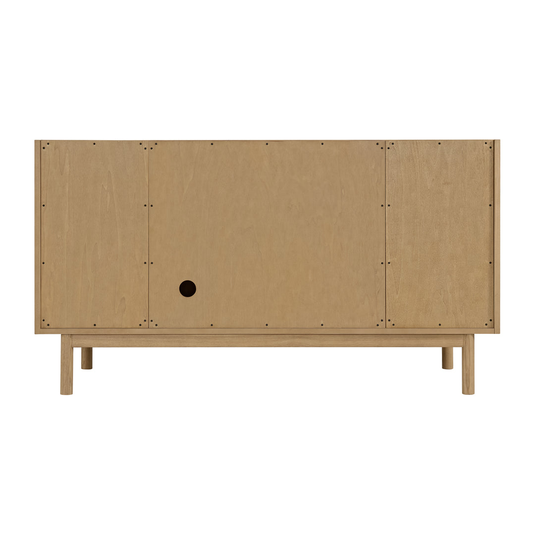 Laurent 60" Single Vanity, Light Natural Oak, w/ 3 CM Lime Delight Quartz Top