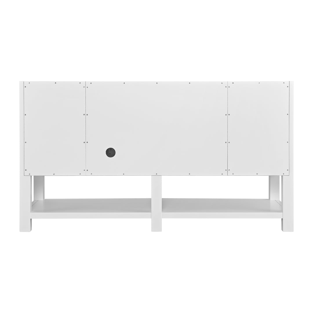 Breckenridge 60" Single Vanity, Bright White