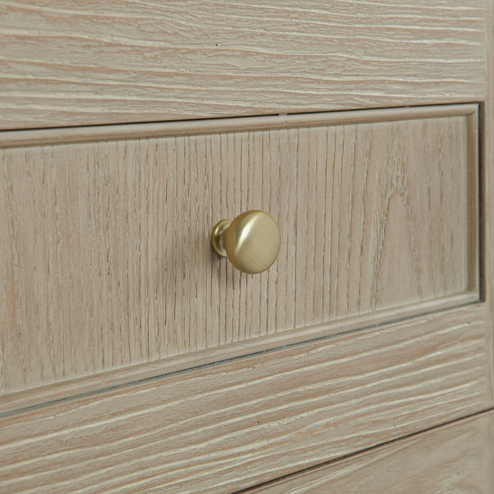 Breckenridge Linen Cabinet, Whitewashed Oak
