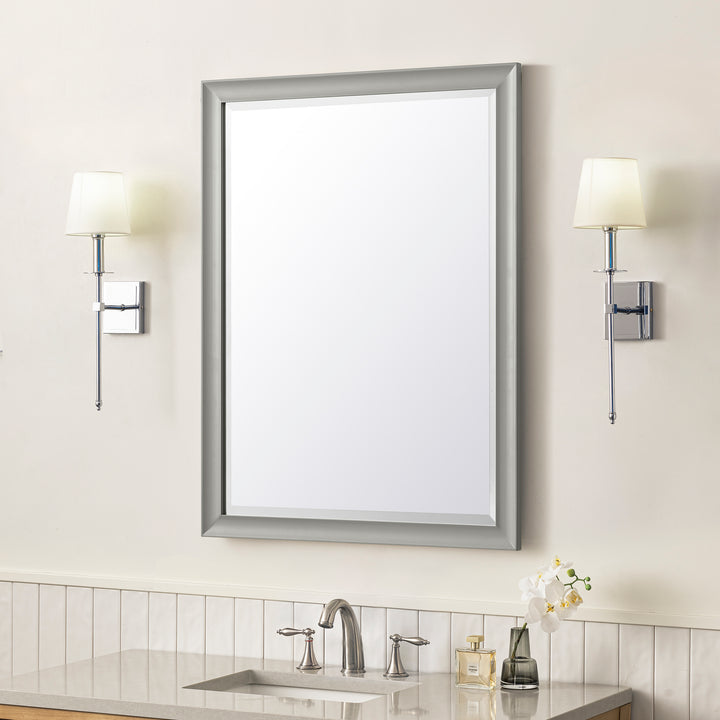 Glenbrooke 30" Mirror, Urban Gray