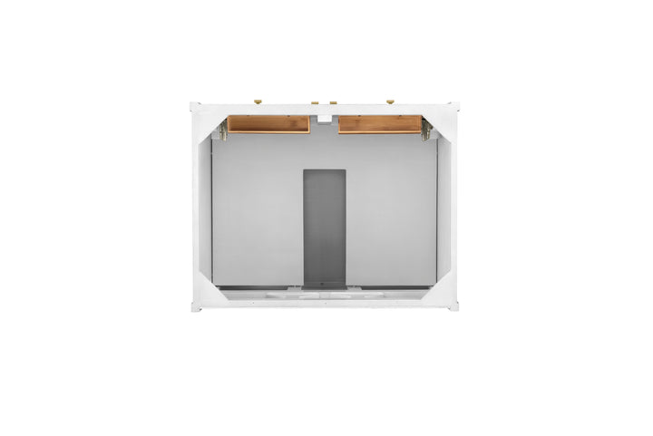 Chicago 30" Single Vanity, Glossy White, w/ 3 CM Ethereal Noctis Silestone® Top