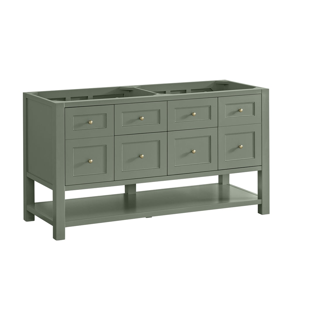 Breckenridge 60" Double Vanity, Smokey Celadon