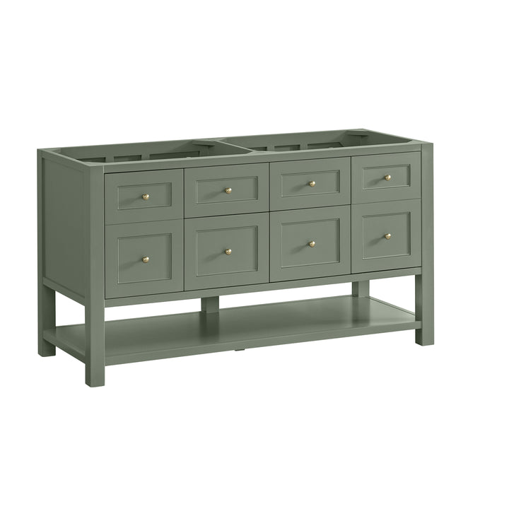 Breckenridge 60" Double Vanity, Smokey Celadon