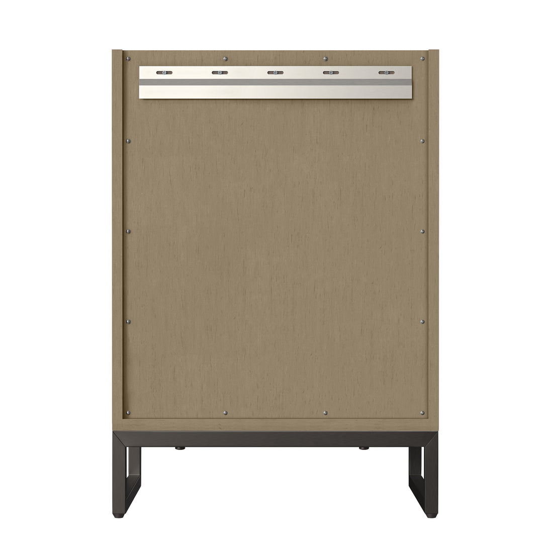 Chianti 24" Single Cabinet, Walnut Whisper, Matte Black