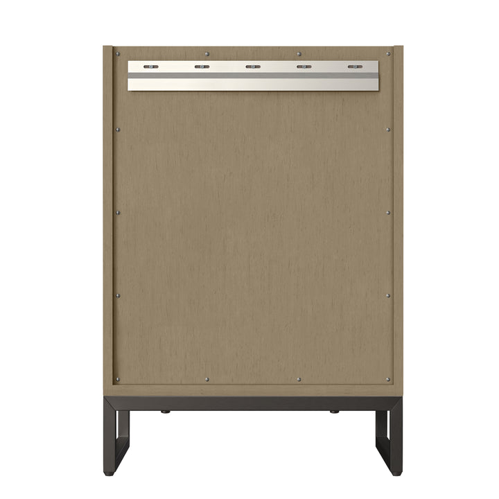 Chianti 24" Single Cabinet, Walnut Whisper, Matte Black