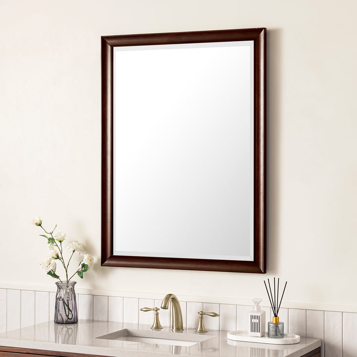 Glenbrooke 30" Mirror, Burnished Mahogany